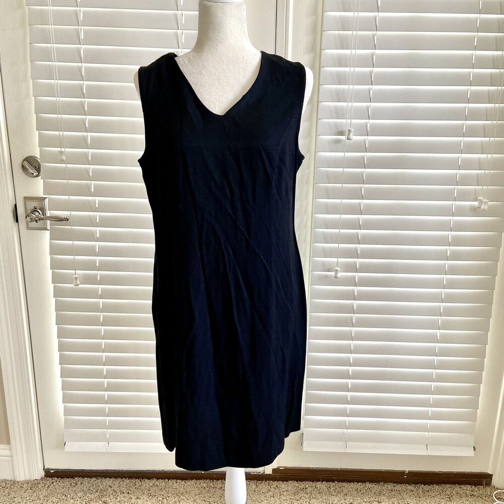 BETSY'S THINGS Vintage Size 14 Black Sheath Semi-Formal Dress With Sequin Jacket - Picture 7 of 12